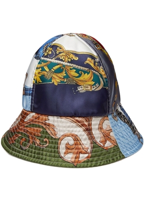 Comme Des Garçons Shirt baroque-print bucket hat - Blue