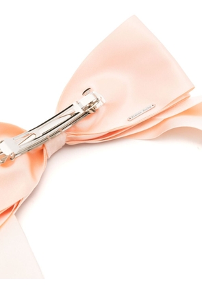 Simone Rocha crystal-embellishment bow hair clip - Pink