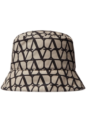 Valentino Garavani Toile Iconographe bucket hat - Neutrals