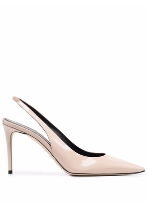 Scarosso x Brian Atwood Sutton slingback pumps - Neutrals