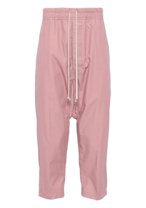 Rick Owens drop-crotch cotton trousers - Pink