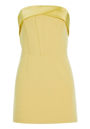 Retrofete Lydia strapless minidress - Yellow