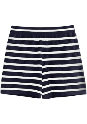 Chinti & Parker striped knitted shorts - Blue