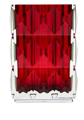 Baccarat Louxor crystal vase - Red