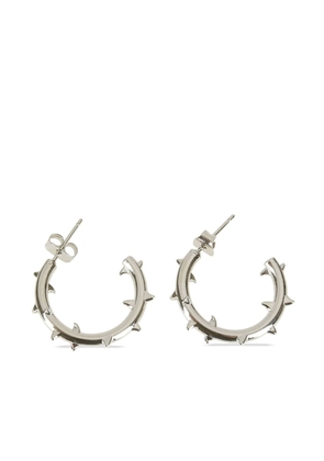 Justine Clenquet Hirschy earrings palladium - Silver