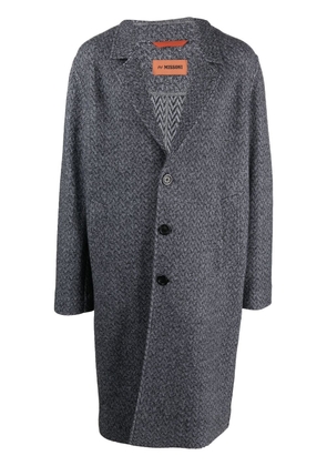 Missoni single-breasted wool coat - Black