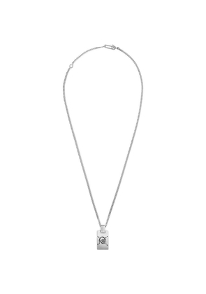Gucci Sterling Silver Ghost Pendant Necklace