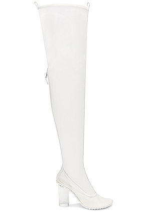 Bottega Veneta Atomic Over the Knee Boot in White - White. Size 38 (also in ).