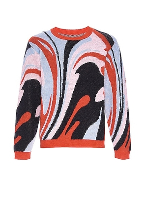 RTA Sweater in Swirl - Orange. Size M (also in ).
