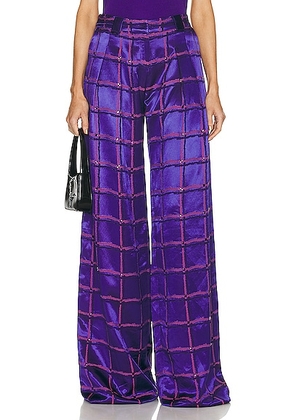 Raisa Vanessa Wide Leg Pant in Purple - Purple. Size 34 (also in ).
