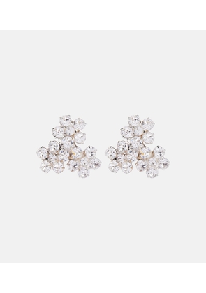 Jennifer Behr Violet crystal-embellished earrings