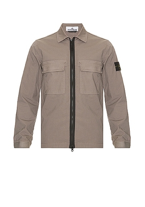 Stone Island Overshirt in Dove Grey - Grey. Size L (also in ).