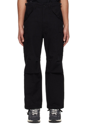 nanamica Black Pocket Cargo Pants
