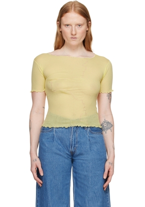 Baserange Yellow Gerrymandered T-Shirt