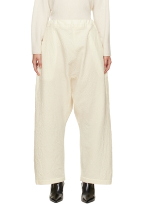 Sofie D'Hoore Off-White Plover Trousers