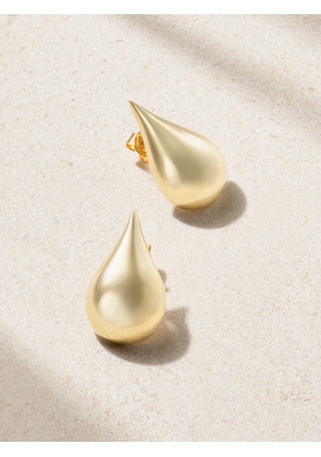 Mateo - Water Droplet 14-karat Gold Earrings - One size