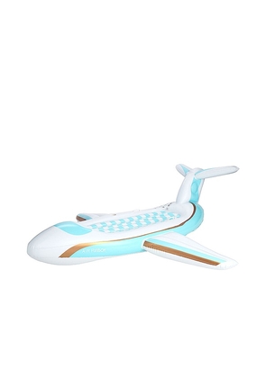 FUNBOY Private Jet Pool Float in White.
