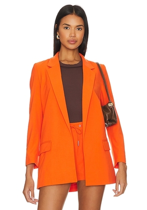 ALLSAINTS Aleida Tri Blazer in Orange. Size 8.
