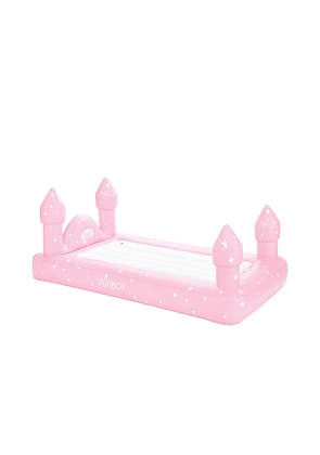 FUNBOY Castle Sleepover Air Mattress in Pink.