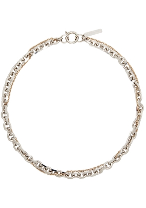 Justine Clenquet Silver & Gold Dana Necklace
