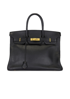 FWRD Renew Hermes Birkin 35 Handbag in Black.
