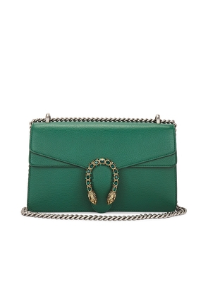 FWRD Renew Gucci Dionysus Shoulder Bag in Dark Green.