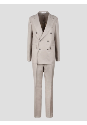 Tagliatore Linen Double-Breasted Tailored Suit