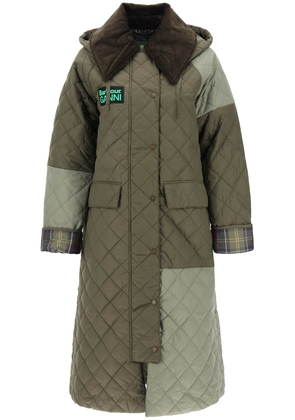 Barbour Quilted Burghley Long Down Jacket
