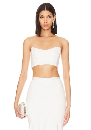 Katie May X Noel And Jean Tisha Bustier in White. Size XS.