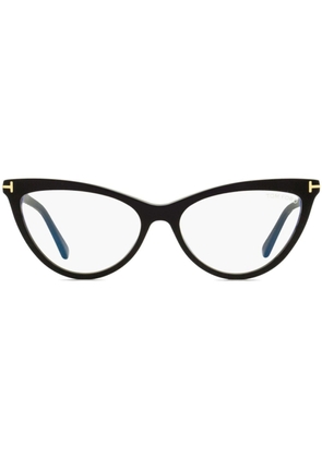 TOM FORD Eyewear cat-eye clip-on glasses - Black