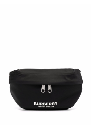 Burberry Sonny logo-print nylon belt bag - Black