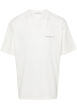 Ih Nom Uh Nit logo-print cotton T-shirt - White