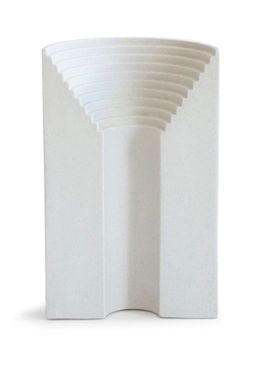 Origin Made large Ark porcelain vase (20cm) - White