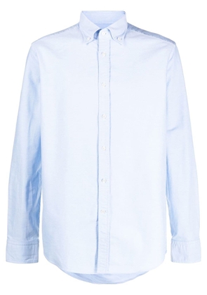 Baracuta buttoned-collar long-sleeve shirt - Blue