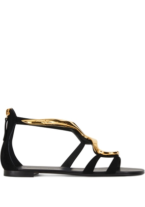 Giuseppe Zanotti Venere flat sandals - Black
