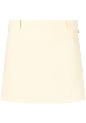 Patrizia Pepe tailored mini skirt - Yellow