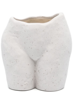 Anissa Kermiche Popotin ceramic vase (12.5cm) - Grey