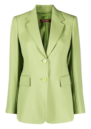 'S Max Mara single-breasted wool blazer - Green