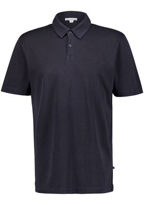 James Perse brushed-effect cotton polo shirt - Grey