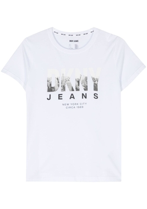 DKNY Skyline photograph-print T-shirt - White