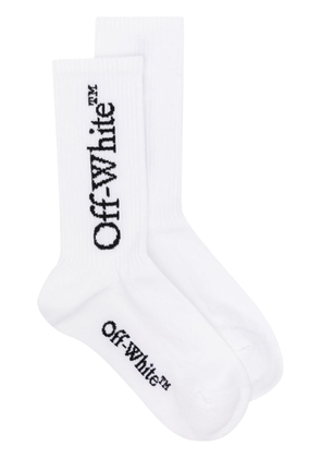 Off-White jacquard-logo socks