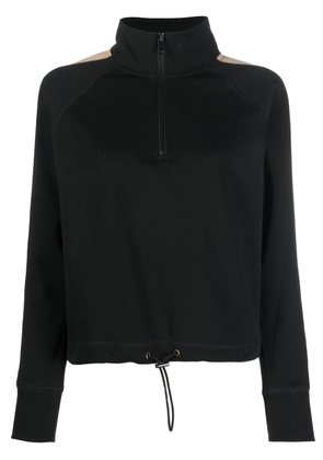 Lauren Ralph Lauren zipped fitted jacket - Black
