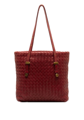 Bottega Veneta Pre-Owned 2008 intrecciato leather tote bag - Red
