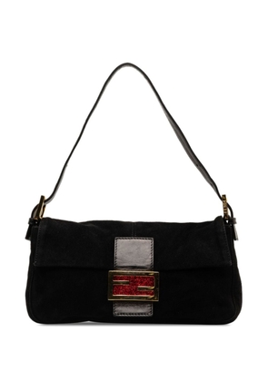 Fendi Pre-Owned 2000-2010 Suede uette shoulder bag - Black