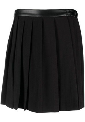 DKNY pleated mid-rise miniskirt - Black
