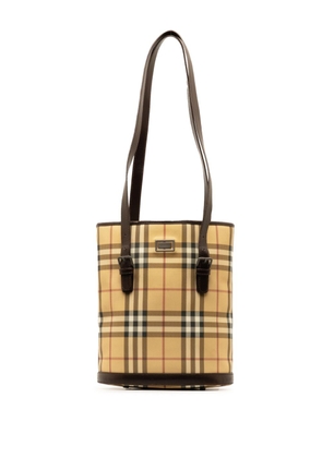 Burberry Pre-Owned 2000-2017 House Check bucket bag - Brown
