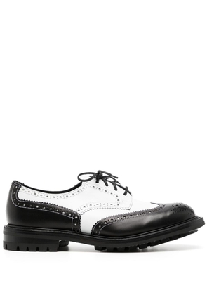 Tricker's two-tone lace-up leather brogues - Black