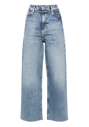 BOSS Marlene high-rise cropped jeans - Blue