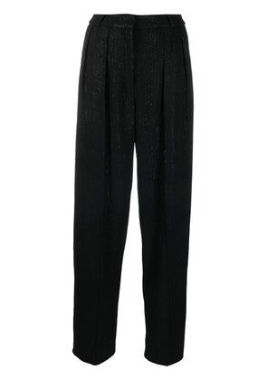 The Mannei 'Terras' straight-leg trousers - Black