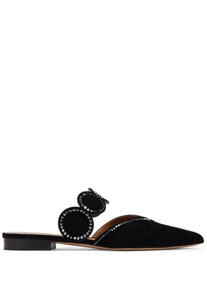 Malone Souliers Tibby crystal-embellished ballerina shoes - Black